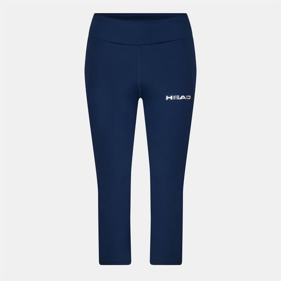Women's HEAD Perf Three Quartertights in Blue - Image 1