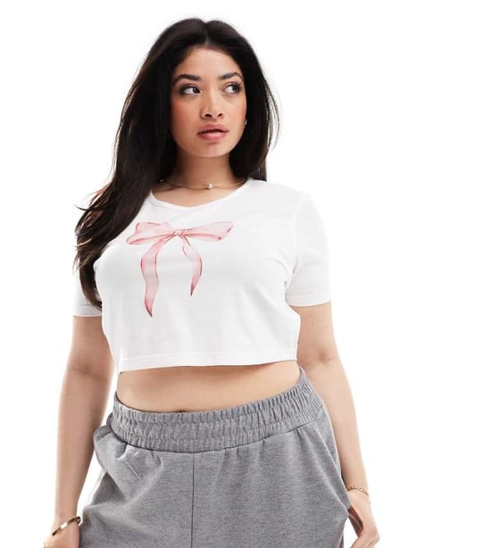 Kaiia Plus babytee med båtmotiv i vitt - Image 1