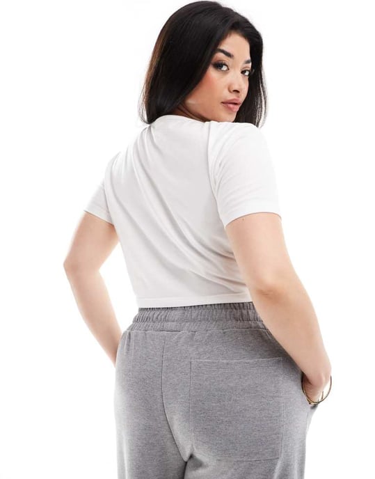 Kaiia Plus babytee med båtmotiv i vitt - Image 3