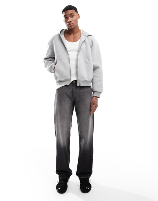 Cheap Monday Anti rigid raka benjeans i rubin svart tvätt - Image 1