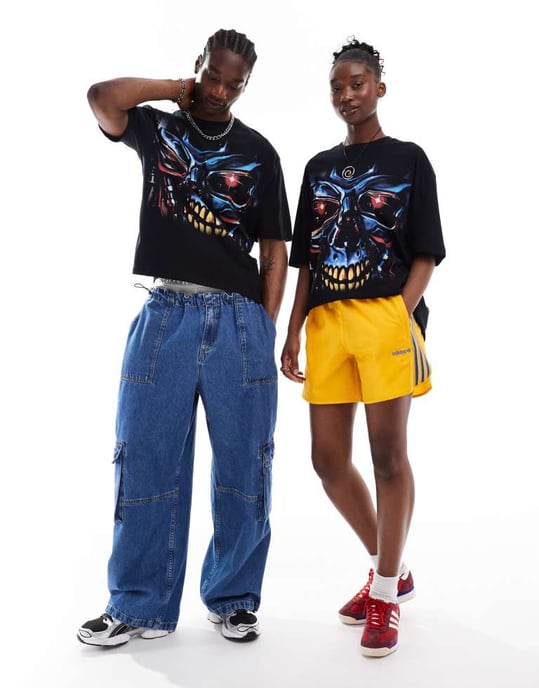 ASOS DESIGN unisex överdimensionerad licenströja i svart med Terminator grafiska tryck - Image 4