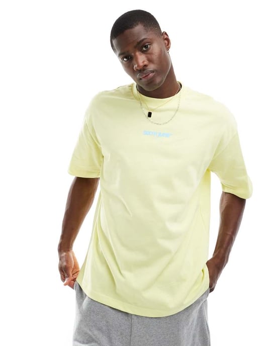Sixth June essentials t-shirts i gult - Image 4