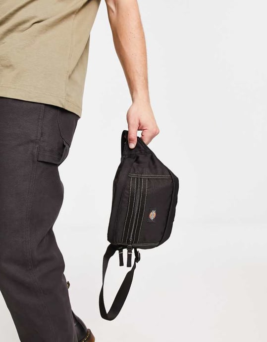 Dickies ashville pouch in black - Image 2
