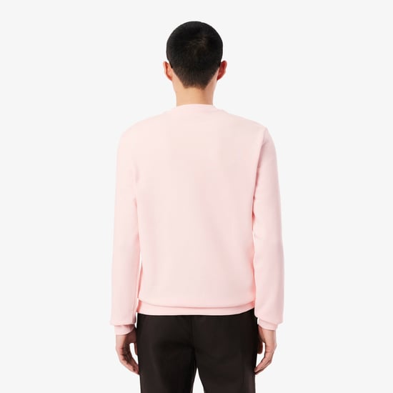 Lacoste Men's Crew Neck Sweatshirt Light Pink - Image 4