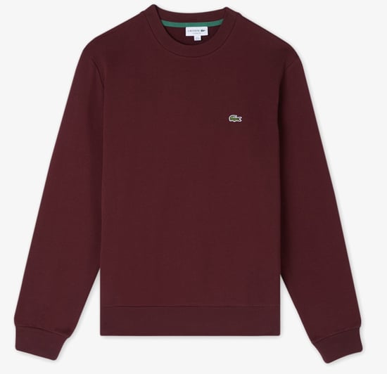 Lacoste Men's Crew Neck Sweatshirt Bordeaux - Image 1
