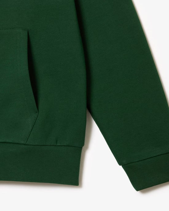 Lacoste Men's Zip Up Sweatshirt Green - Image 4