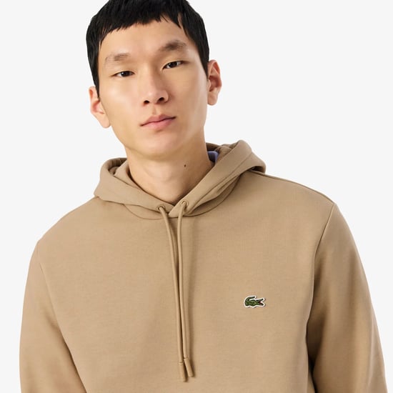 Lacoste Men's Fleece Hoodie Beige - Image 2