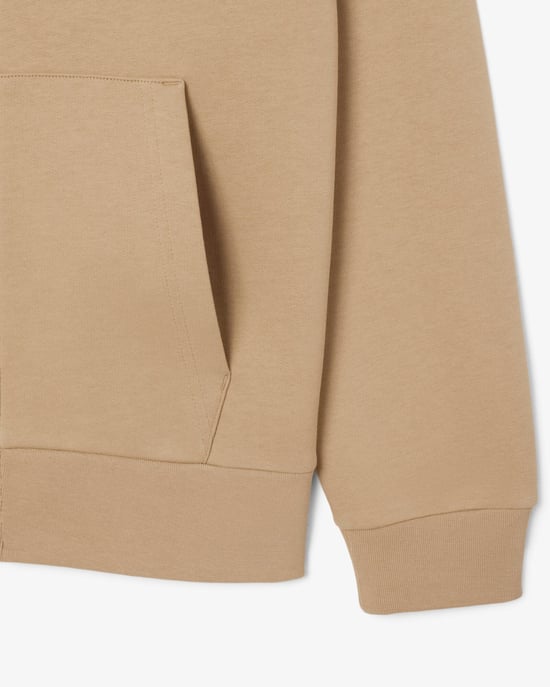 Lacoste Men's Zip Up Sweatshirt Beige - Image 4
