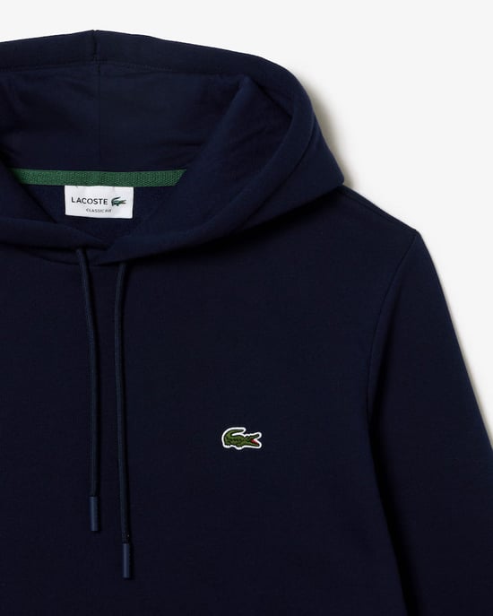 Lacoste Men's Fleece Hoodie Navy - Image 2