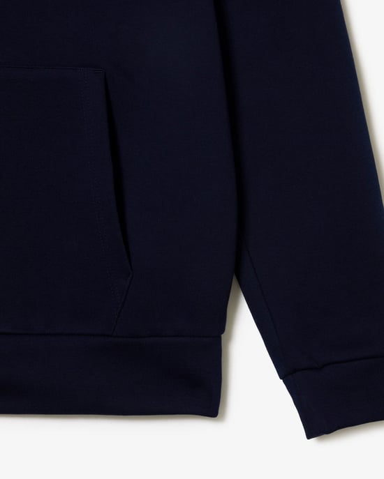 Lacoste Men's Fleece Hoodie Navy - Image 3