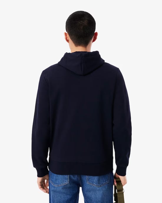 Lacoste Men's Fleece Hoodie Navy - Image 5