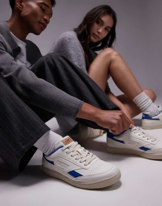 Saye unisex Modelo '89 trainers in blue - Image 1