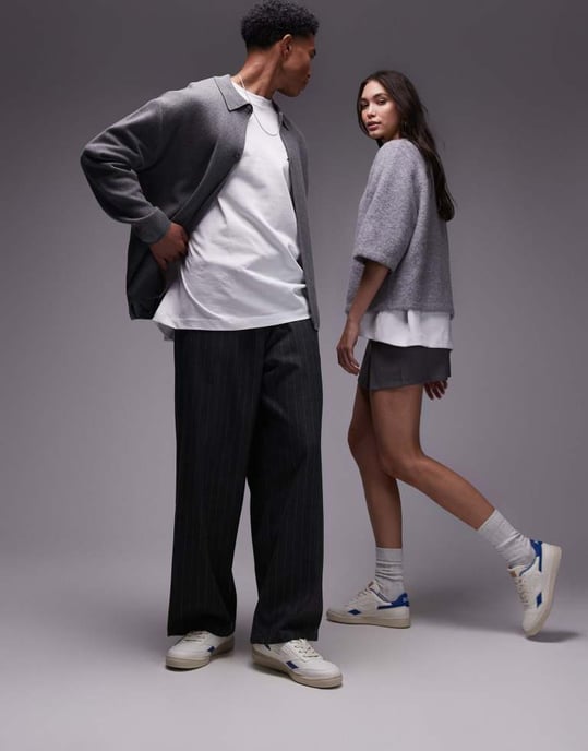 Saye unisex Modelo '89 trainers in blue - Image 4