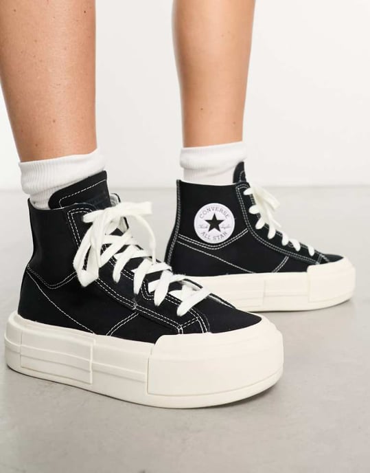 Converse Chuck Taylor All Star Cruise Hi trainers in black - Image 1