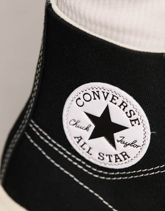 Converse Chuck Taylor All Star Cruise Hi trainers in black - Image 2
