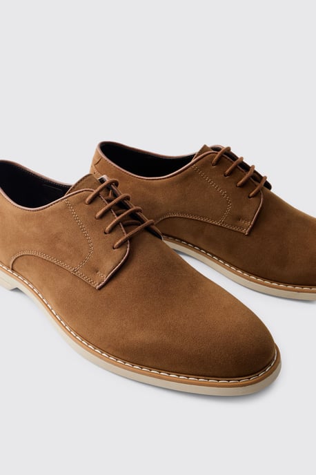 Faux Suede Derby Shoe - Image 3
