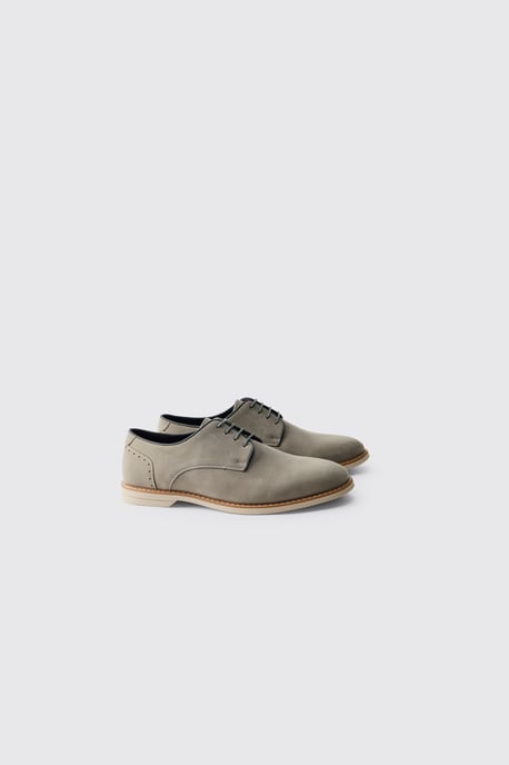 Faux Suede Derby Shoe - Image 1