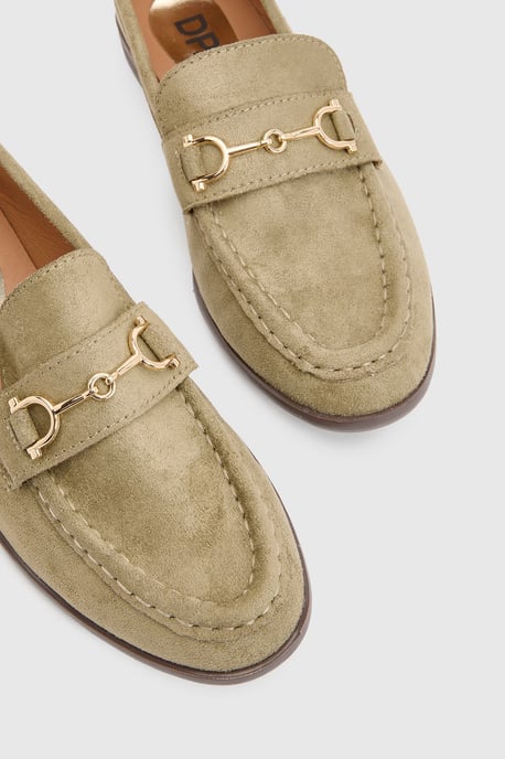 Pandie Faux Suede Trim Loafers - Image 5