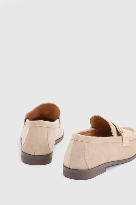 Pandie Faux Suede Trim Loafers - Image 2