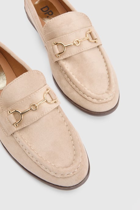 Pandie Faux Suede Trim Loafers - Image 3
