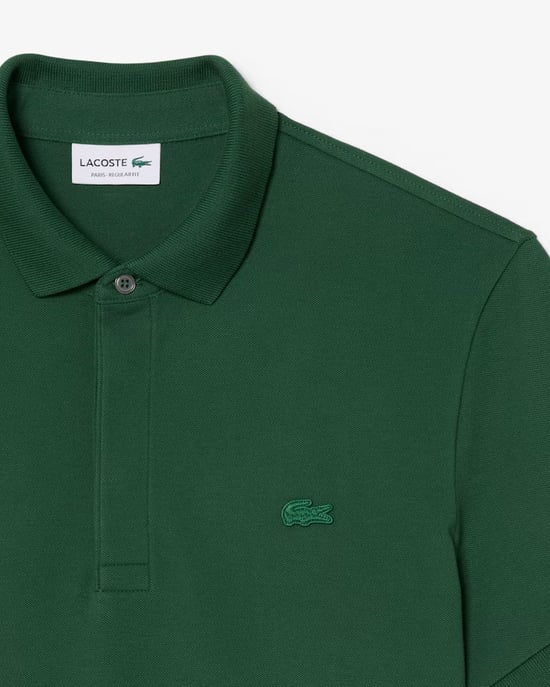 Lacoste Men's Paris Strech Pique Polo Shirt Green - Image 2
