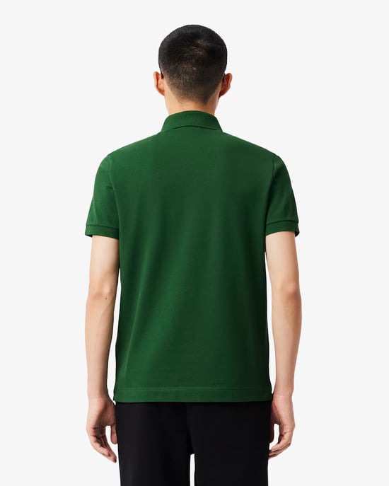 Lacoste Men's Paris Strech Pique Polo Shirt Green - Image 5
