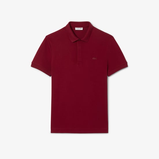 Lacoste Men's Paris Strech Pique Polo Shirt Bordeaux - Image 1