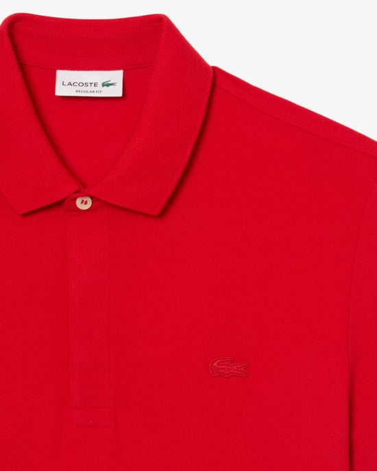 Lacoste Men's Paris Strech Pique Polo Shirt Red - Image 2