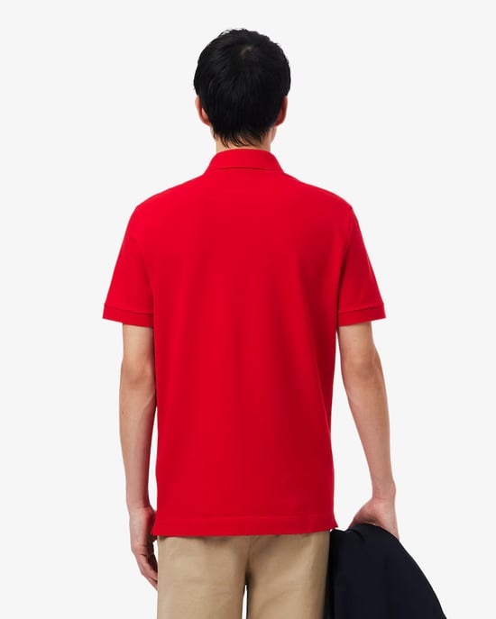 Lacoste Men's Paris Strech Pique Polo Shirt Red - Image 5