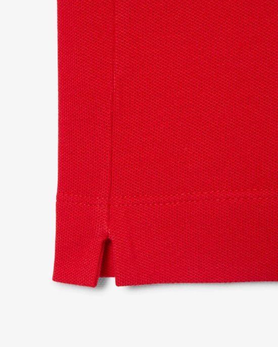 Lacoste Men's Paris Strech Pique Polo Shirt Red - Image 6