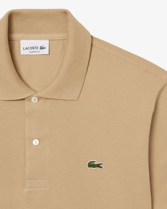 Lacoste Men's Polo Shirt Beige - Image 2