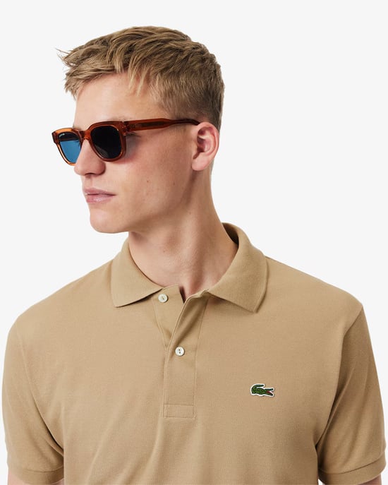 Lacoste Men's Polo Shirt Beige - Image 3