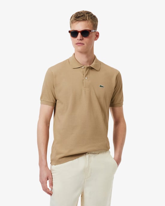Lacoste Men's Polo Shirt Beige - Image 4
