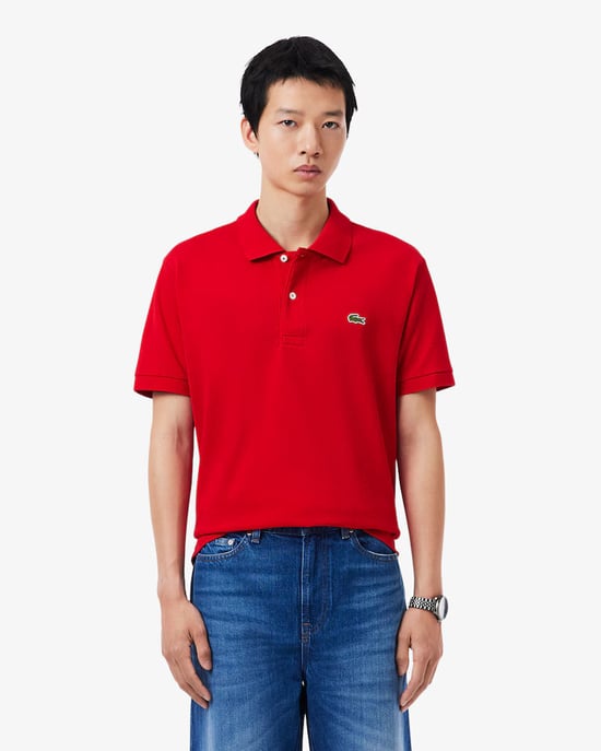 Lacoste Men's Polo Shirt Red - Image 4