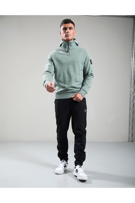 Stanford 1/4 Zip Hood Sage - Image 4