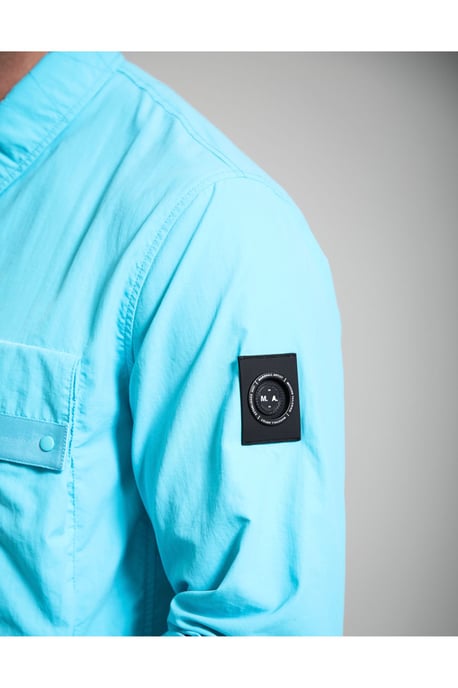 Woodvale Overshirt Blue - Image 3