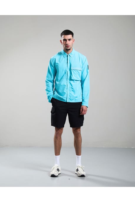 Woodvale Overshirt Blue - Image 4