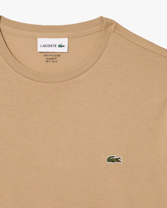 Lacoste Men's T-Shirt-Beige - Image 2