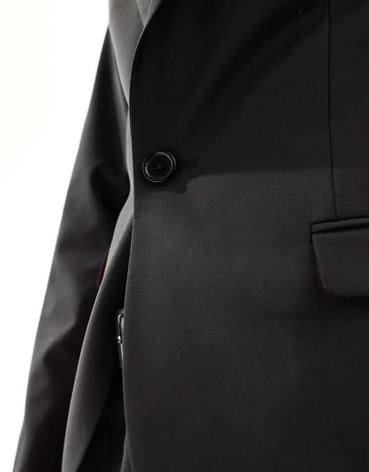 Twisted Tailor ellroy suit jacket in black - Image 4