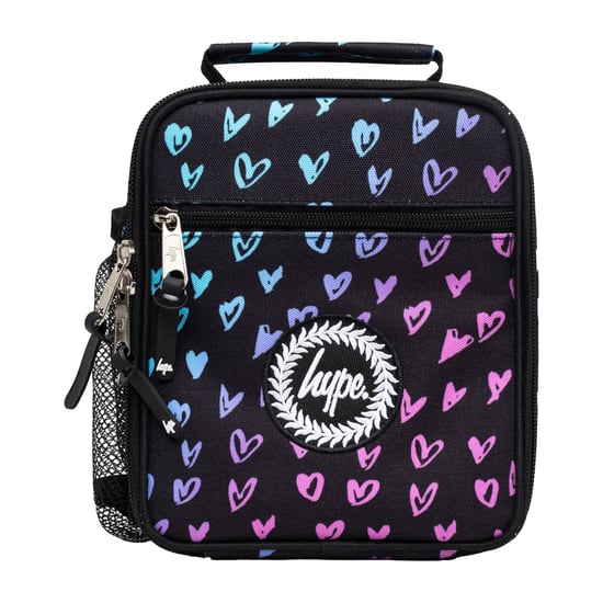 Kids Lunch Box Pink Scribble Hearts | Thermal Insulated School Bag 4.5L - Image 2