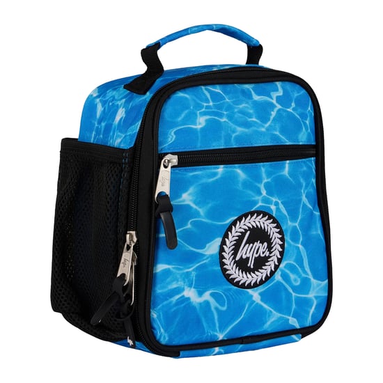 Kinderen Lunchtas Blauw Zwembadprint - Thermisch Geïsoleerde Schoollunch Box - Image 1