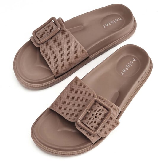 Holster Laze slippers vegan comfort podologisch goedgekeurd waterbestendig naturel - Image 3