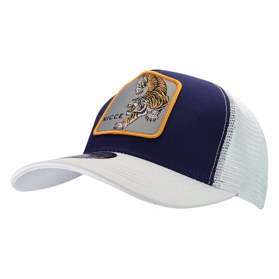 Mens Tiger Print Cotton Cap | Lightweight Breathable One Size Casual Hat - Image 1