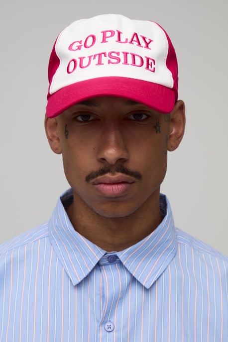 Slogan Embroidered Cap - Image 2