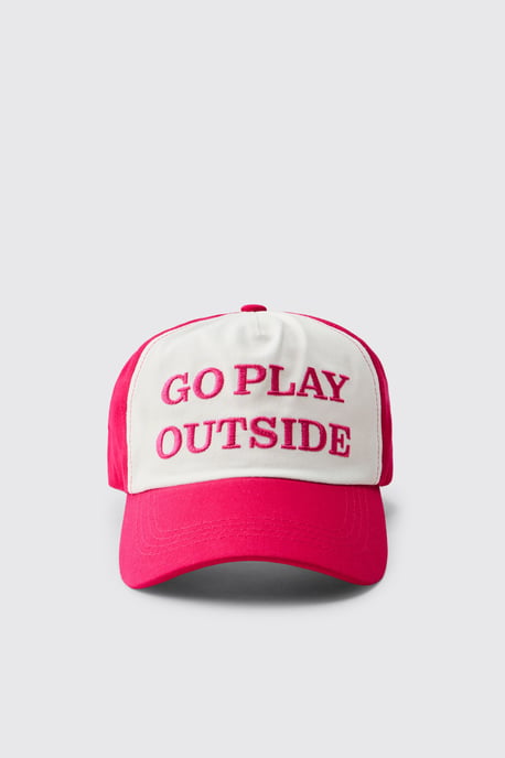 Slogan Embroidered Cap - Image 3