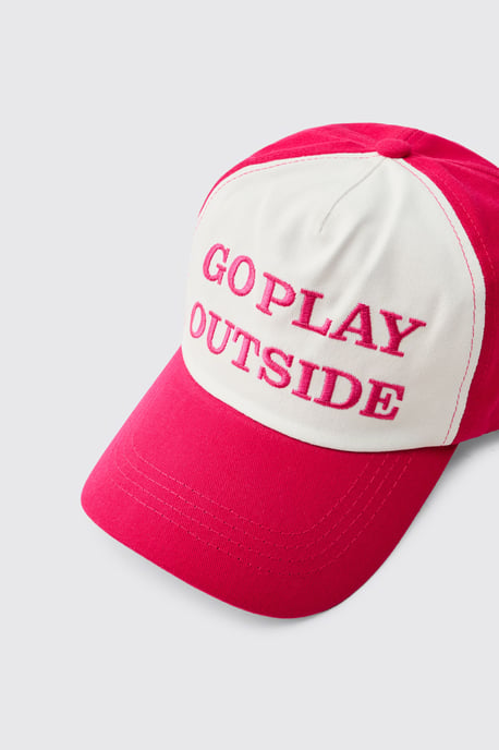 Slogan Embroidered Cap - Image 5