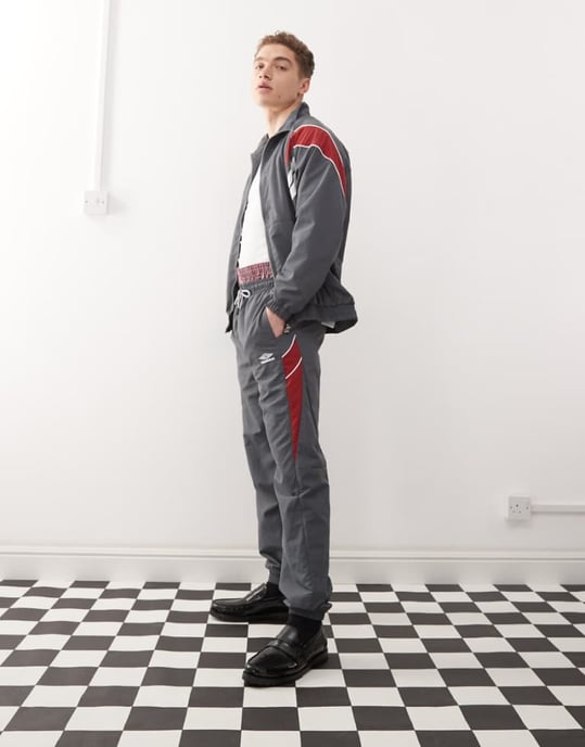 Umbro relaxed track pants in grey multi - Image 1