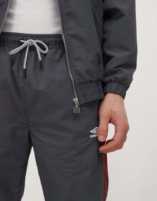Umbro relaxed track pants in grey multi - Image 3