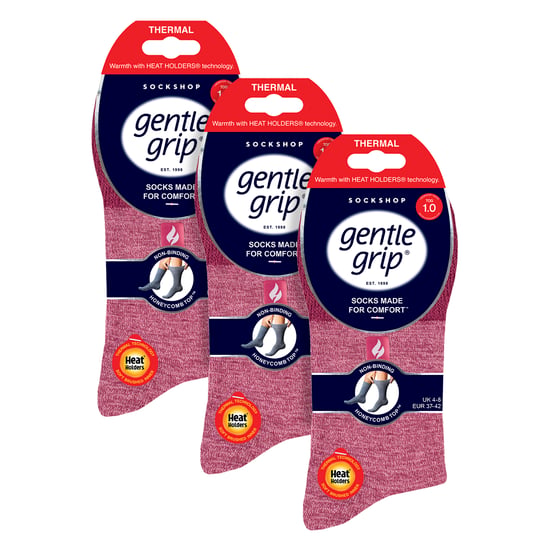 3-Pack Damtermovärsockar Varm Vintersocka med Borstad Insida - Image 2