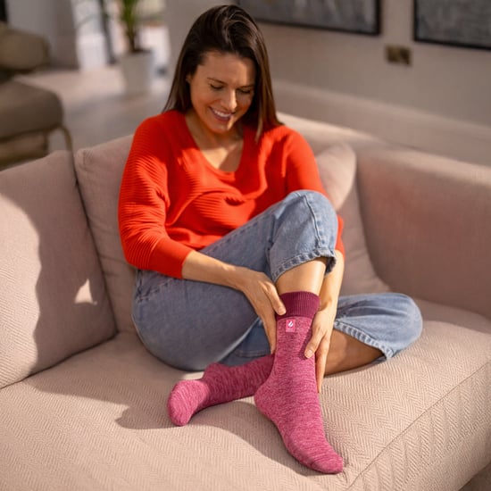 3-Pack Damtermovärsockar Varm Vintersocka med Borstad Insida - Image 4